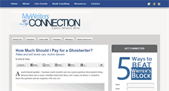 Desktop Screenshot of mywritersconnection.com